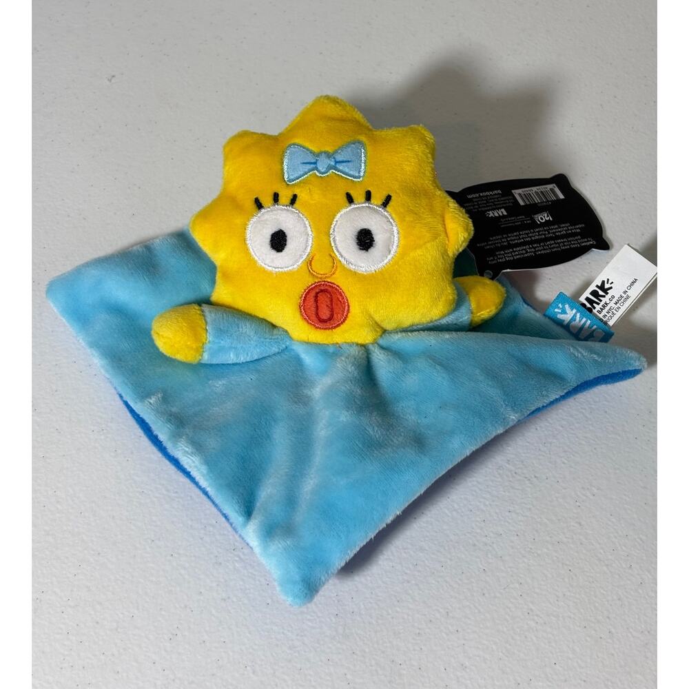 BARK The Simpsons Baby Maggie NWT Dog Toy Crinkle Plush Lovey for XS/S Dogs